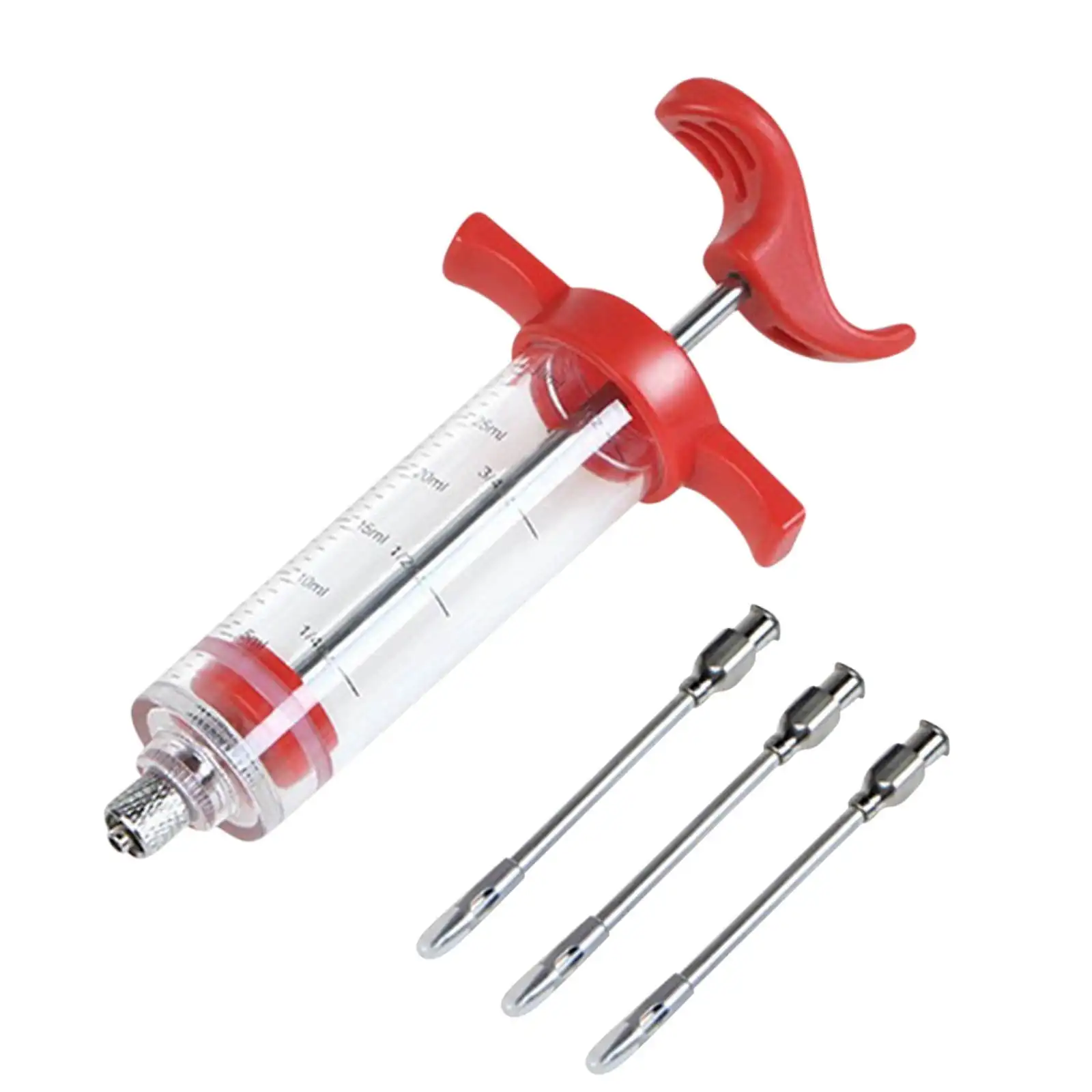 

Plastic Meat Marinating Syringe Set 1 oz Capacity for Barbecue Barbecue Seasoning Injection Kitchen Barbecue Tools