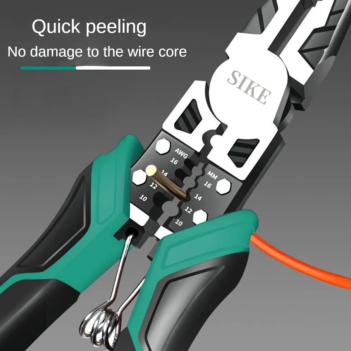 Imagem -02 - Multi Fio Diagonal Funcional Descascamento Apontou os Alicadores do Nariz Labor-saving Winding Crimping e Shearing Categoria Industrial
