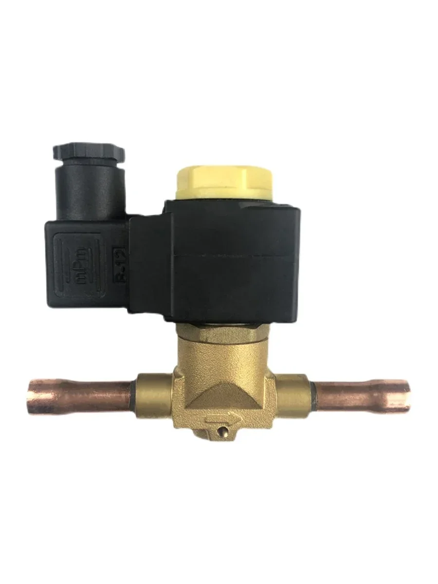 

Solenoid valve waterproof normally closed 220V central air conditioner two-way screw refrigerator valve switch