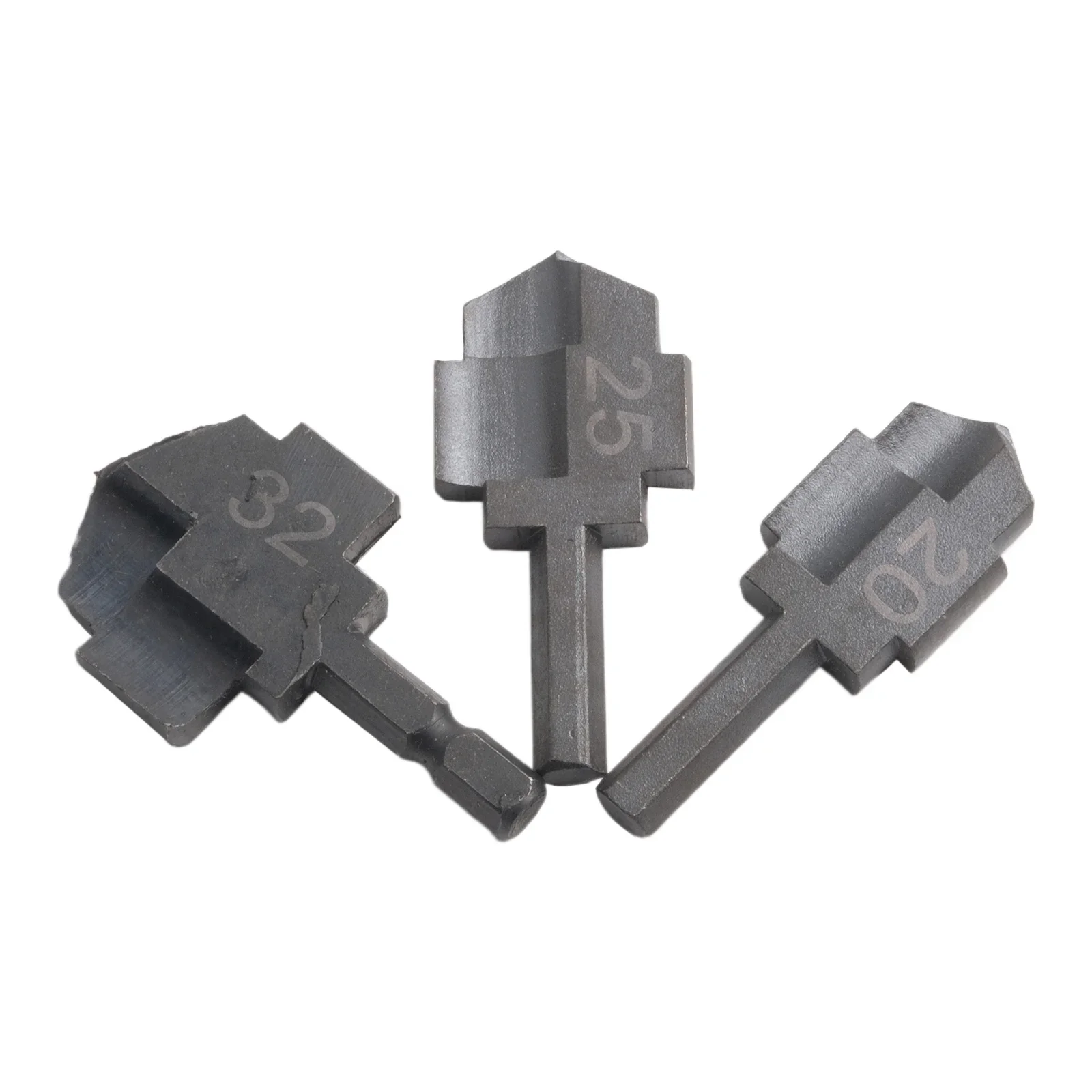 3pcs PPR Lifting Hexagon Shank Stapte Boor Waterleiding Uitbreiding Boor Punch Loodgieter 20/25/32mm Waterleiding Connection Tool