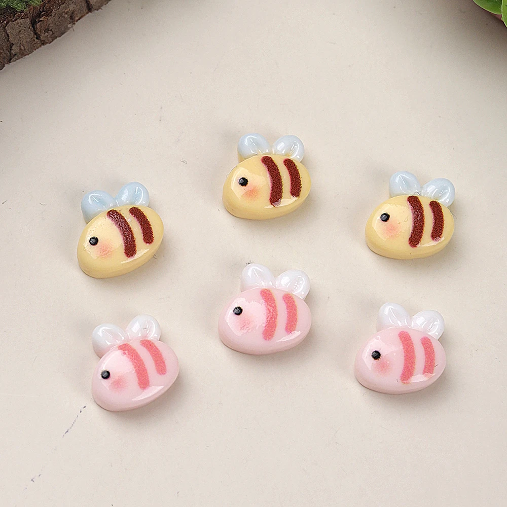 Phone Accessories For Boys - 20Pcs Kawaii Cartoon Mini Bee Resin
