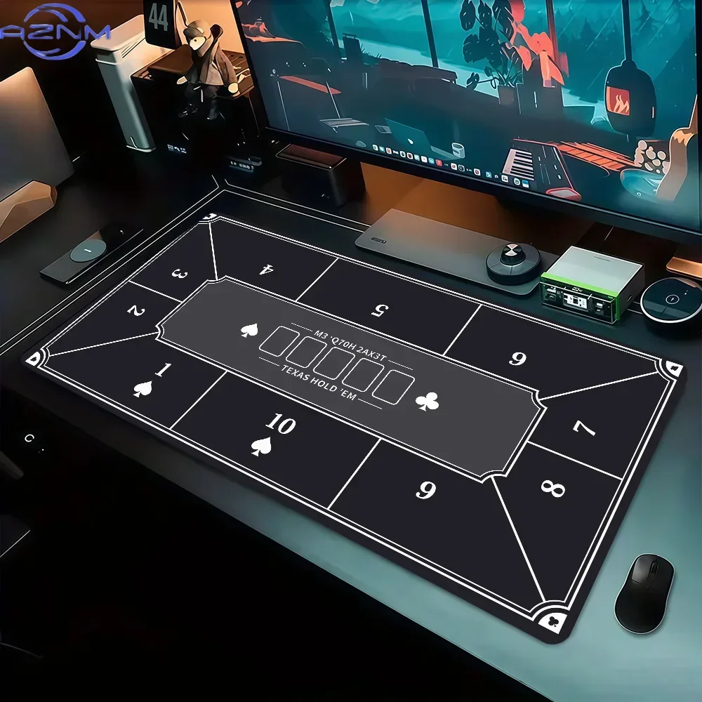 Texas Hold em table Poker Cool Mouse Pad Non-slip Thickened MousePad Large Writing Lockedge Office Student Gaming Cushion