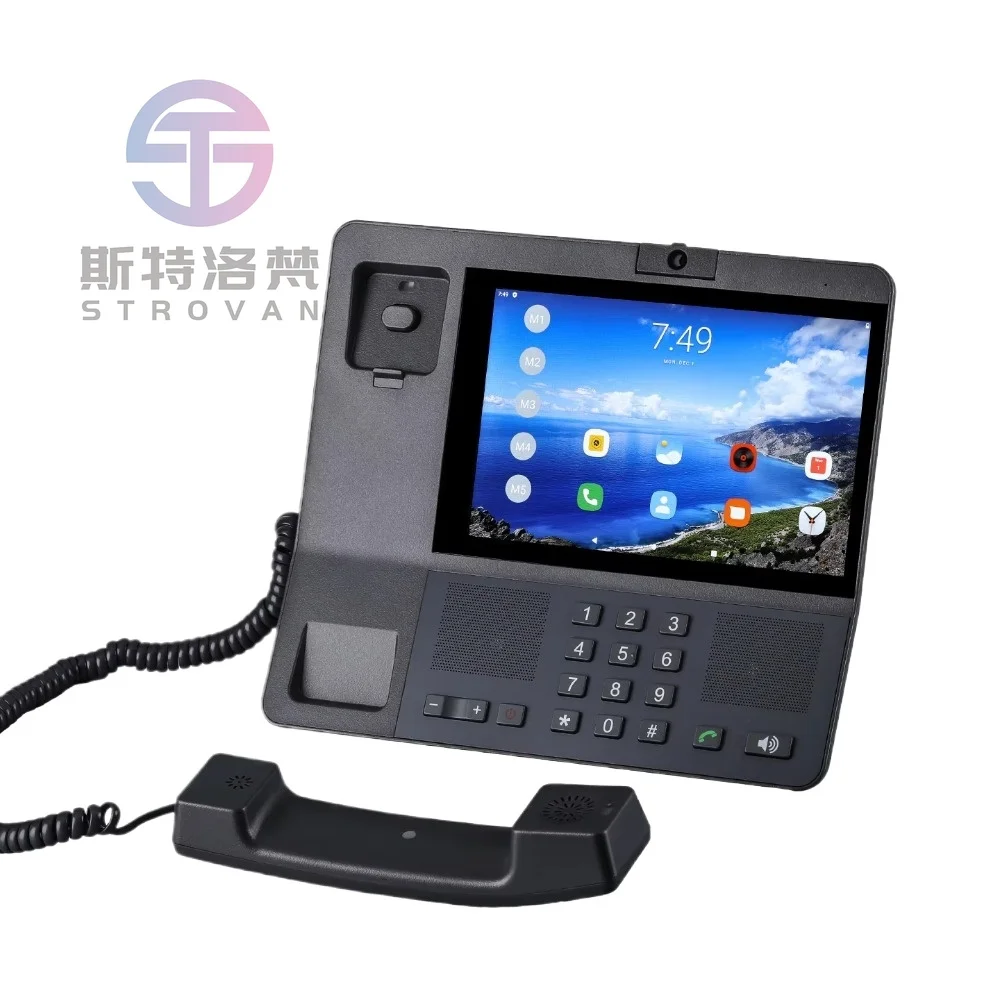 ZT9600P Android 4G Fixed Wireless Telephone 8 Inch Touch Screen with Video Call WiFi Hotspot Phone FWP Home Sales