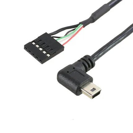 15cm/30cm/50cm Mini USB 5Pin Male to Dupont 5 Pin Female Header Motherboard Adapter Cable