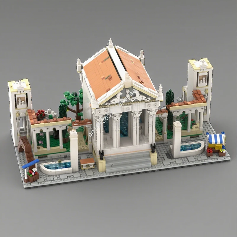 2690 pçs moc antigo romano forum altbuild modelo de construção modular blocos ideia montar arquitetura tijolo brinquedos presentes natal