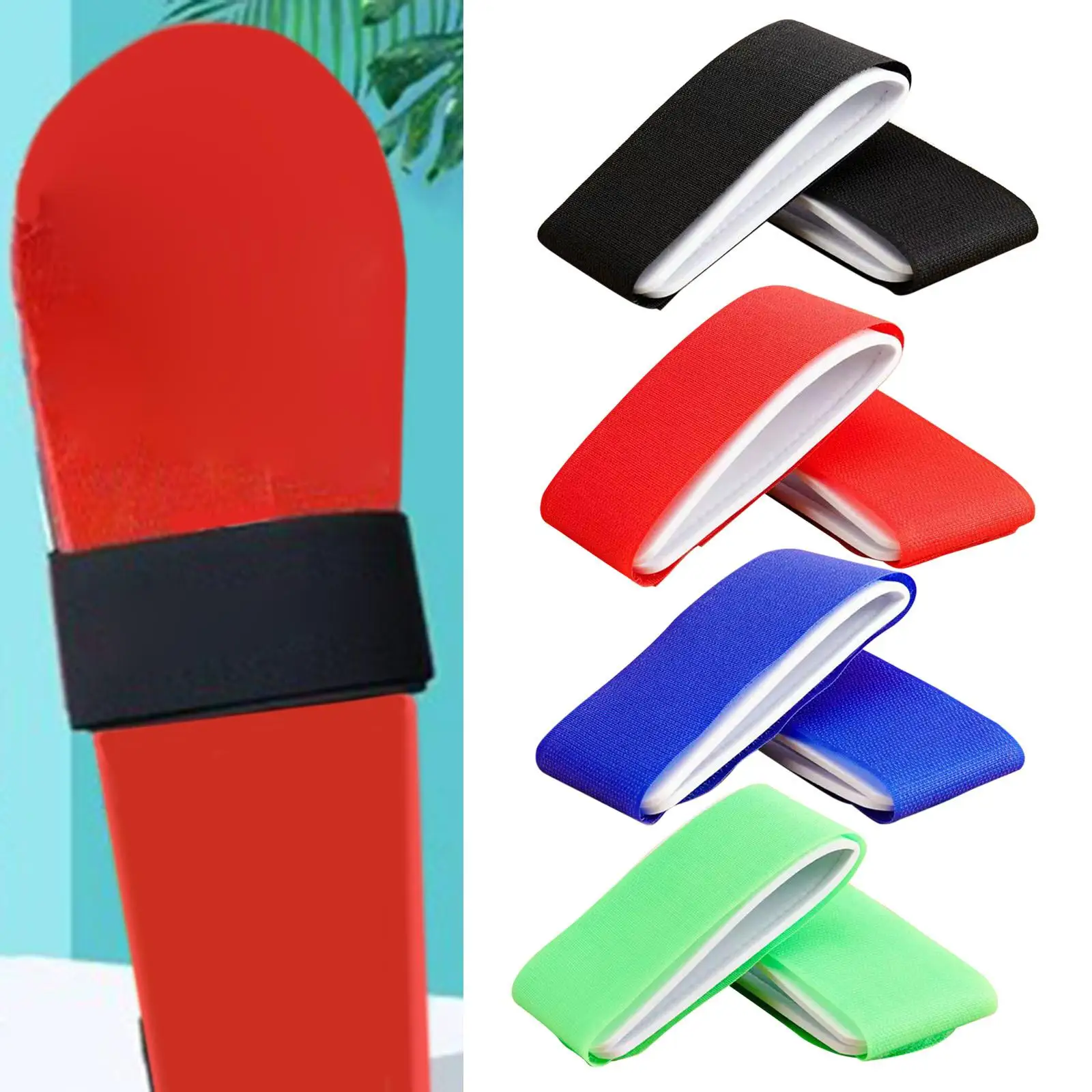 Ski Correias Fastener Tape, Easy Carry, Retenção Strap, Ski Wraps Gravatas, Ski Board Gravatas, Esqui Acessórios, Inverno, 2 pcs