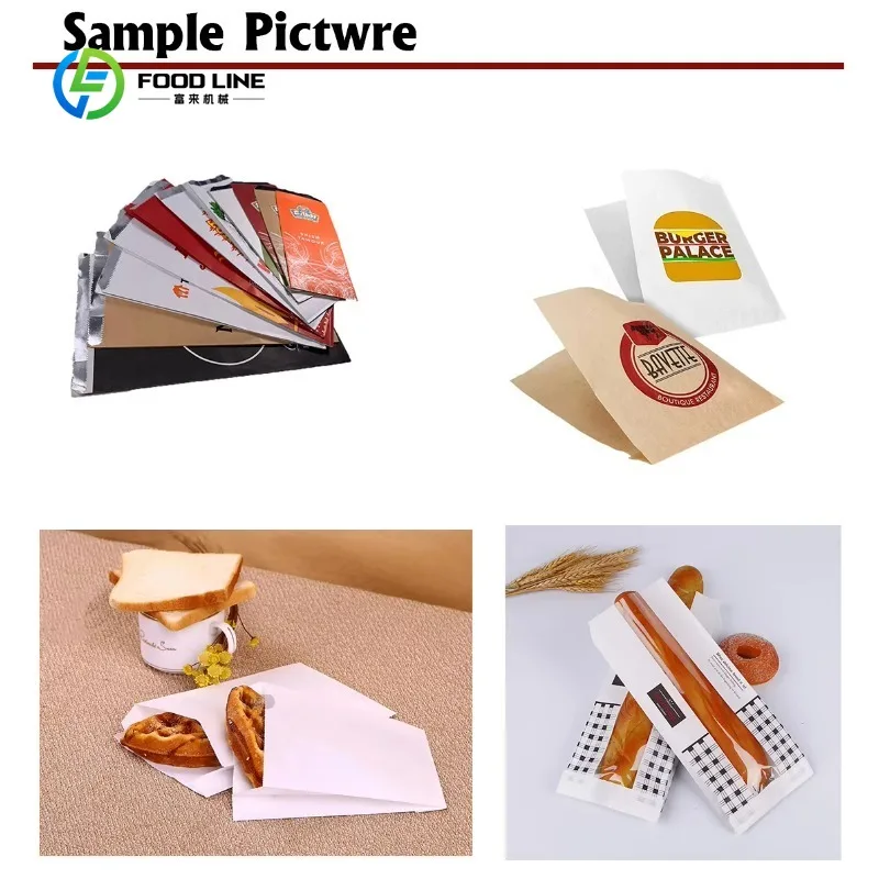 Customized Simple Configuration Kraft Paper Bags Doughnut Gift Bags Bakery Bag Making Machines