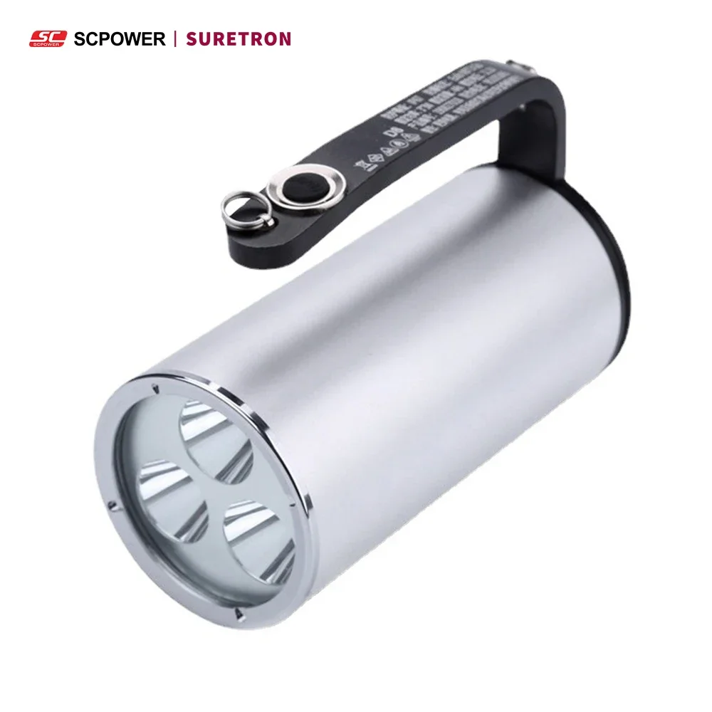 

SCPOWER bright portable handheld portable search light outdoor explosion-proof 11v searchlight flashlight led lamp china