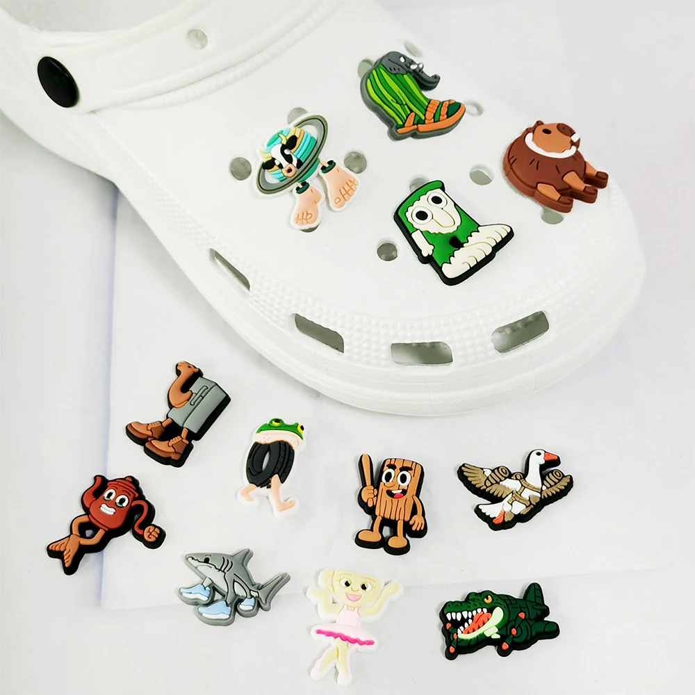Heißer Verkauf Cartoon Brainrot Serie PVC Schuh-Charms Zubehör Abnehmbare DIY Schuh-Dekorationen Schnalle Kreative Geschenke – Detail 11
