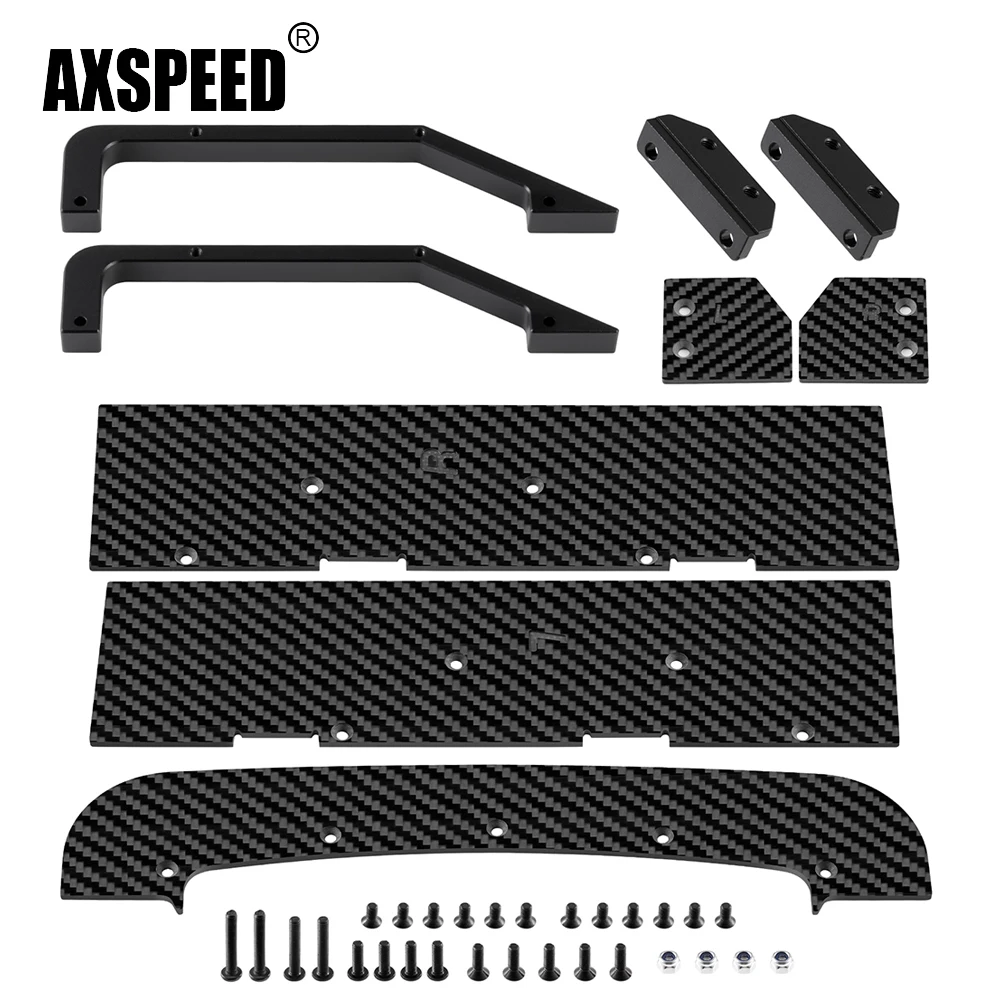 

AXSPEED Углеродное волокно Защитная плата Скорость ​ ​ Комплект пластин для ARRMA Infraction BLX 3S 1/8, детали для обновления радиоуправляемого автомобиля, аксессуары
