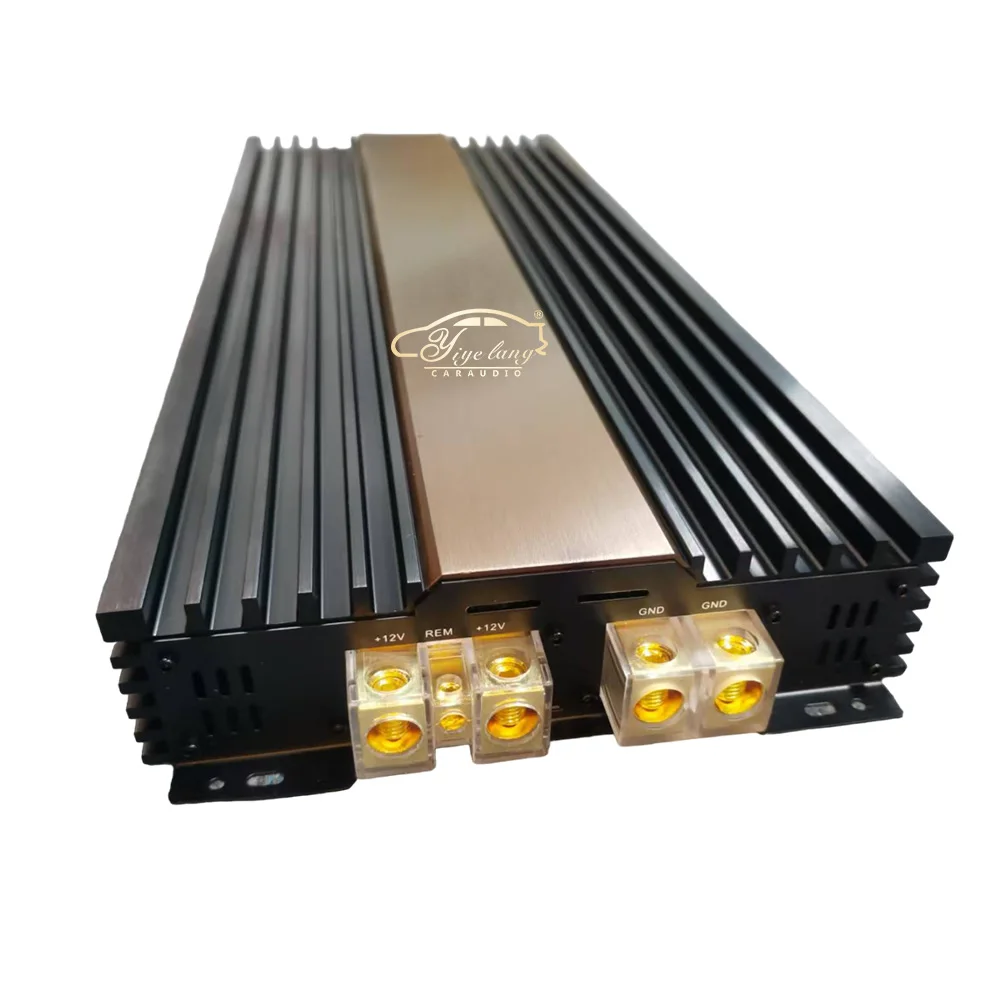 6500W Car Power Amplifier 12V Audio System Class AB Car Amplifier with Mono Channels Crossovers Combination