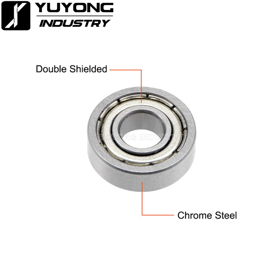 10 Cái/lốc R4ZZ ABEC-1 Chịu Lực 1/4 "X5/8" X 0.196 "Inch Thu Nhỏ R4 ZZ Vòng Bi r4z Cho RC Mô Hình CNC 3D Máy In Phần