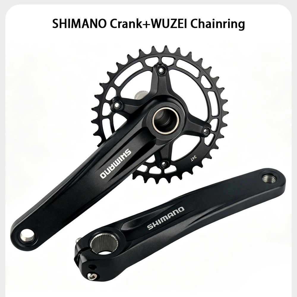 SHIMANO FC-MT510-1 1x8/9/10/11/12-Gang ​ ​ MTB 170/175mm WUZEI 96BCD 32/34/36/38/40T BSA-MT501/PA-MT500 Mountainbike-Kurbelgarnitur – Detail 25