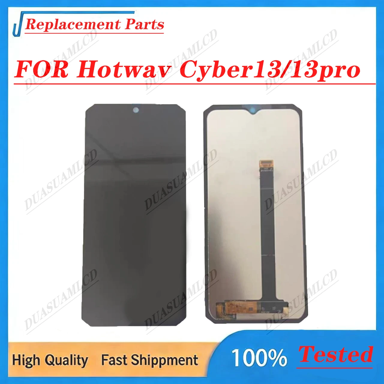for Hotwav Cyber13 Pro LCD Display Touch Screen Digitizer Assembly Replacement Parts LCD Smartphone Screen Replacement