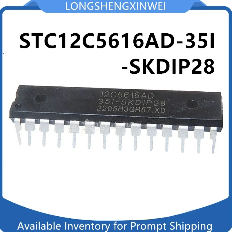 1PCS New STC12C5616AD-35I-SKDIP28/SOP28 Microcontroller Chip IC Original