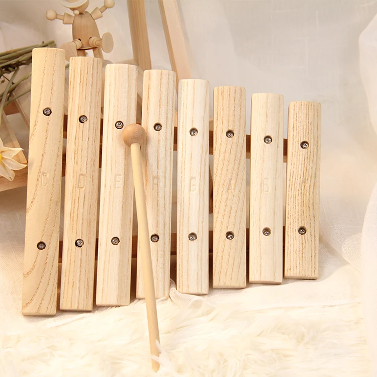 Wholesale Phonics Wooden Octave Hand Knocking Piano Baby Early Educational Musical xylophone