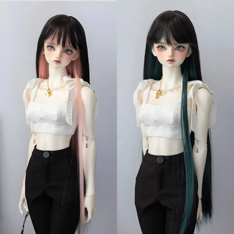 

Парик BJD, прямые волосы, кукла, парик, волосы куклы, 1/3 1/4 1/6, парик BJD, подходит для Yosd/Msd/Minifee/SD/DD/Smart, синтетический парик