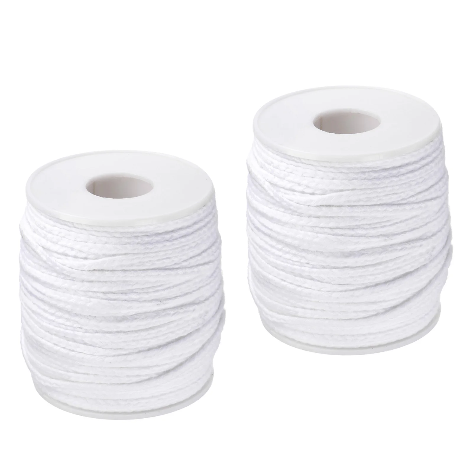 1/2 Roll Braided Candle Wick Cotton 21/24/32/35/40/45/50 PLY 200 Ft Long 1.7/2/2.2/2.7/3mm Flat Wide for DIY