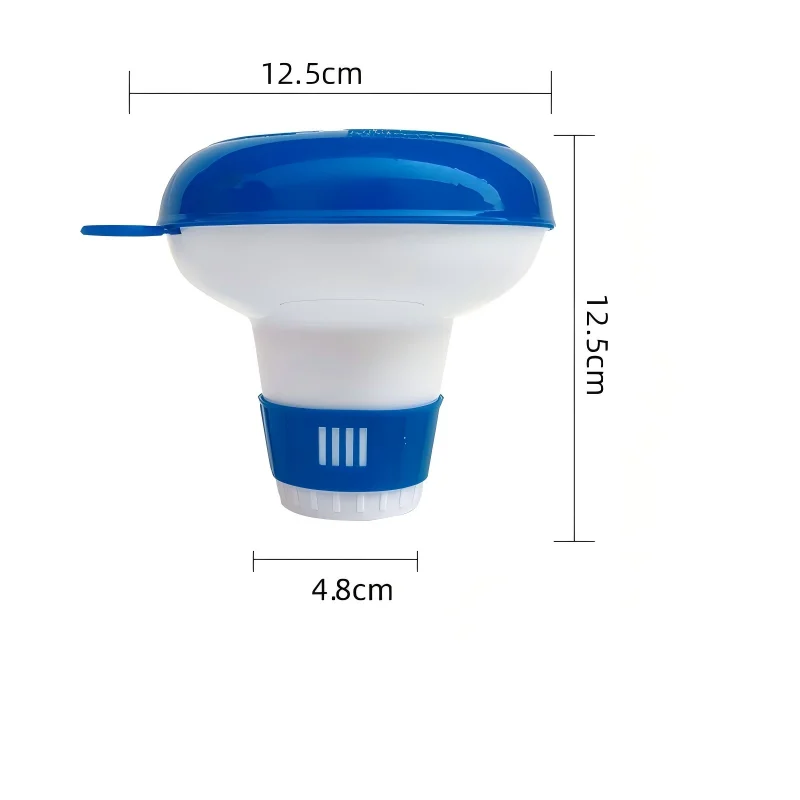Mini  Floating Chemical Dispenser for Chlorine Bromine Tablets Pool Spa Hot Tub Cleaning Tool Supplies view 6