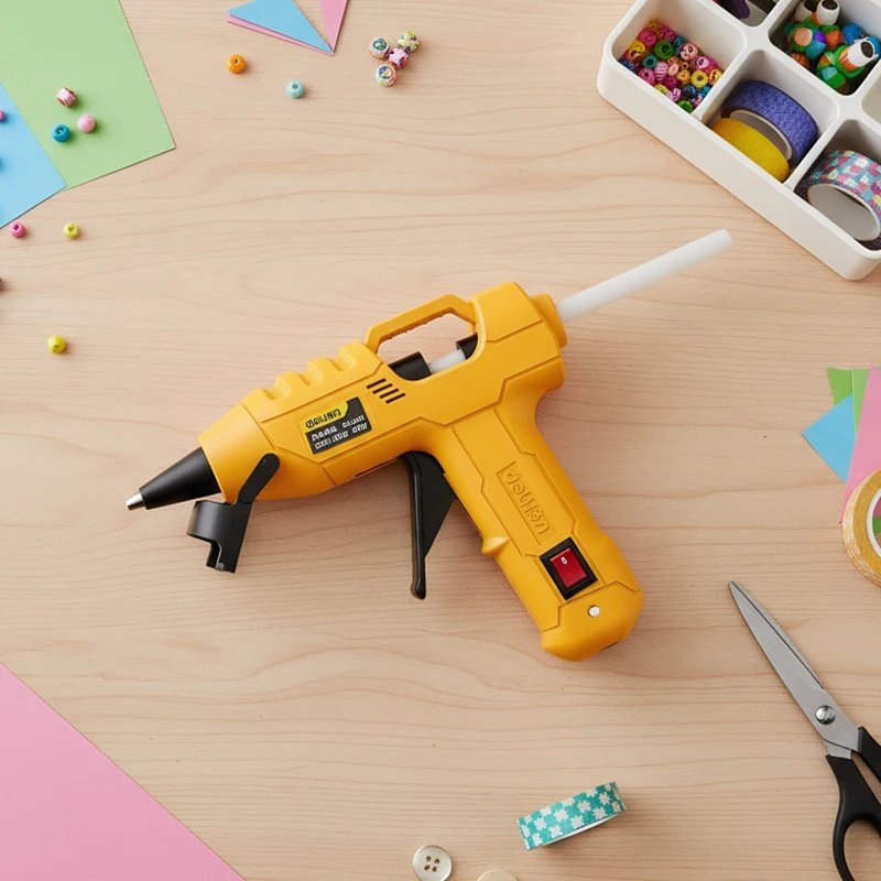 

40 Вт пистолет для термоплавкого клея с переключателем. Костюм 7 мм клей-карандаш Мини-продувной клей Горячий пистолет Электрический тепловой пистолет Инструмент для ремонта