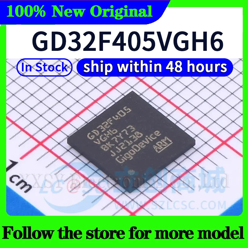 GD32F405RGT6 GD32F405RET6 GD32F405VGT6 GD32F405VGH6  High quality New