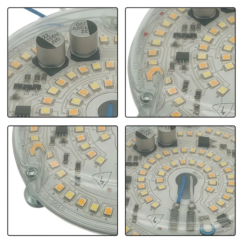 Magnetic LED Retrofit LED Ceiling Fan Light Kit High Density LED Chips Aluminum PCB Heat Sink 50000 Hours Lifespan
