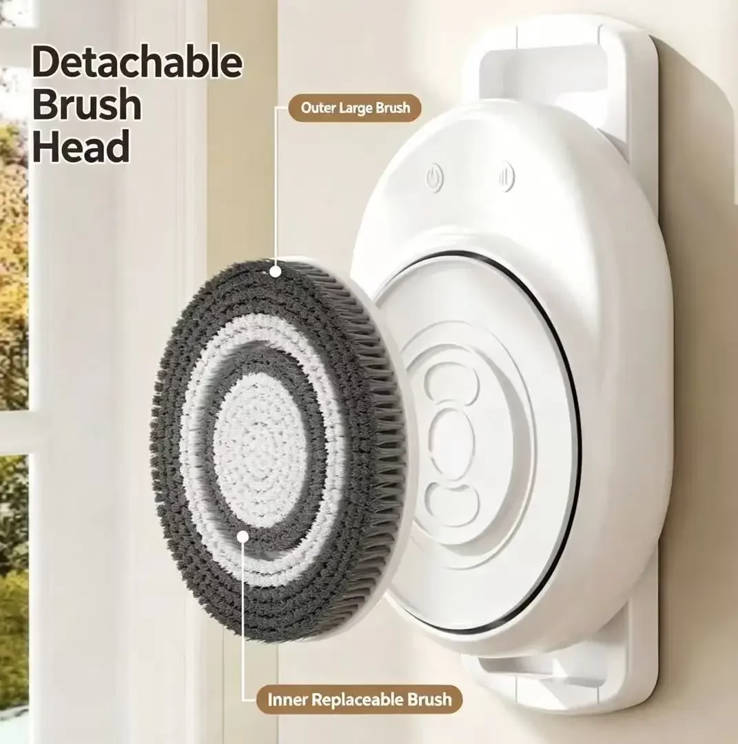 Electric Back Rub Artifact Automatic Intelligent Bath Brush Wall-Mounted Back Rub Machine Bath Brush