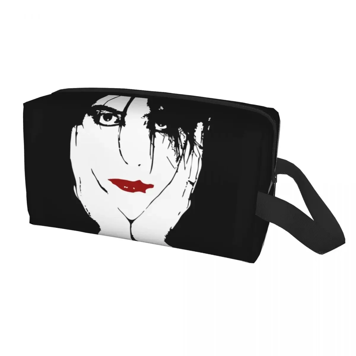 Goth Rock Band The Cure Cosmetic Bag Women Fashion Large Capacity Makeup Case Beauty Storage Toiletry Bags