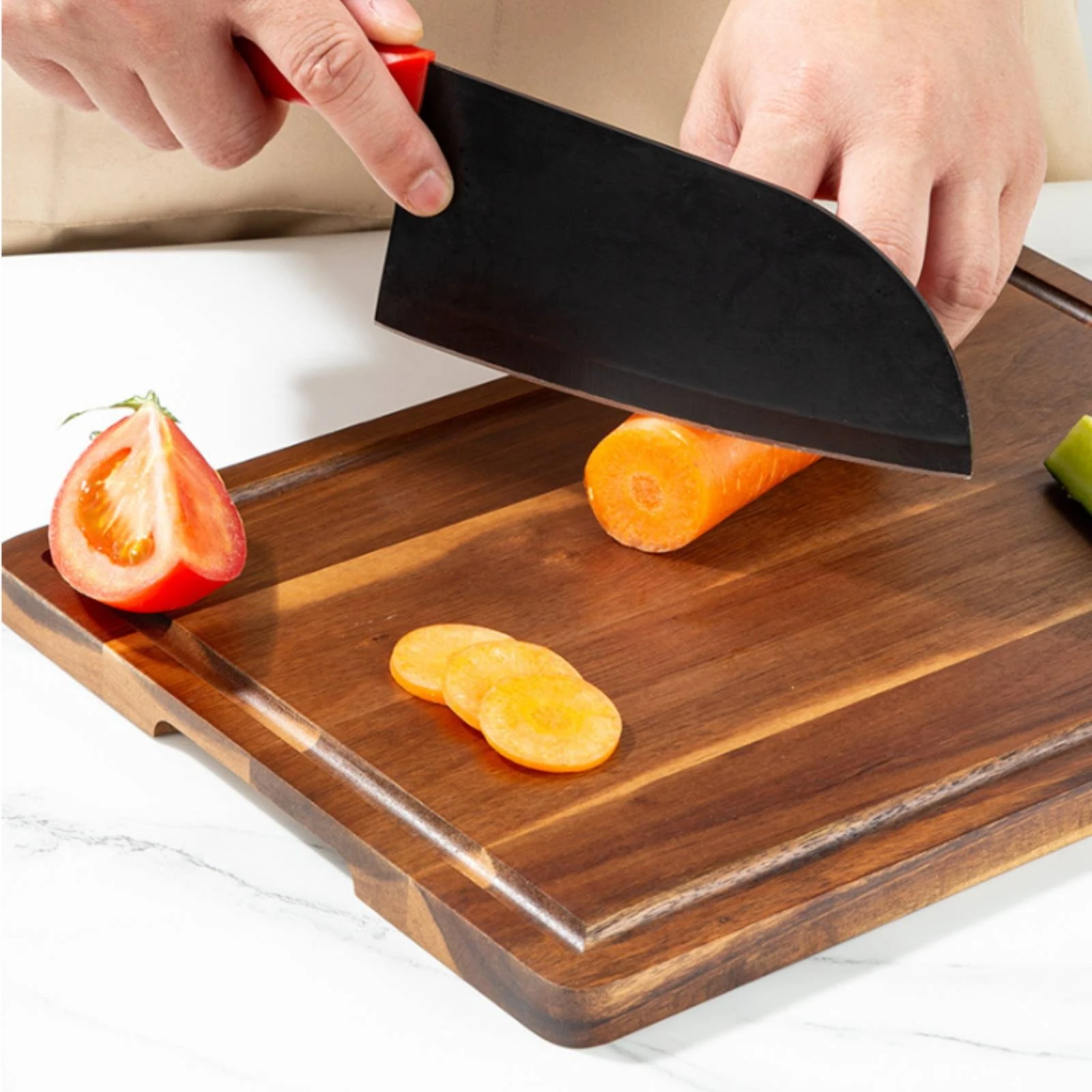 Home Cooking On - 3 Pieces Cutting Board with Juice
