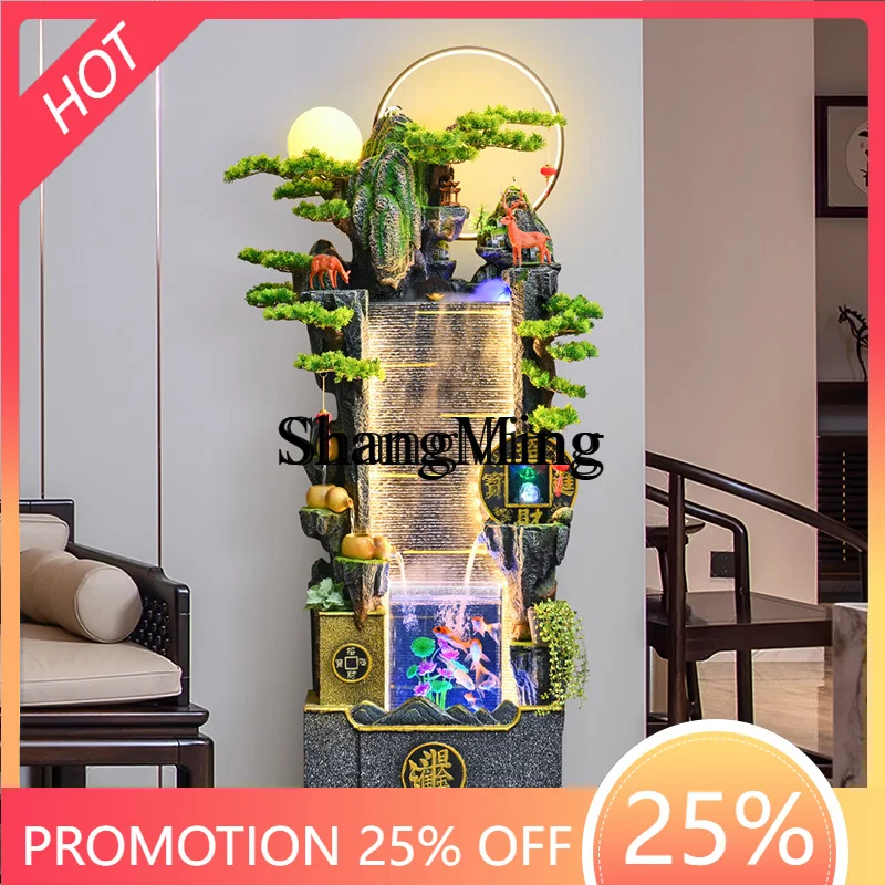 

CL flowing water fountain ornament home living room entrance fish tank circulating water landscape