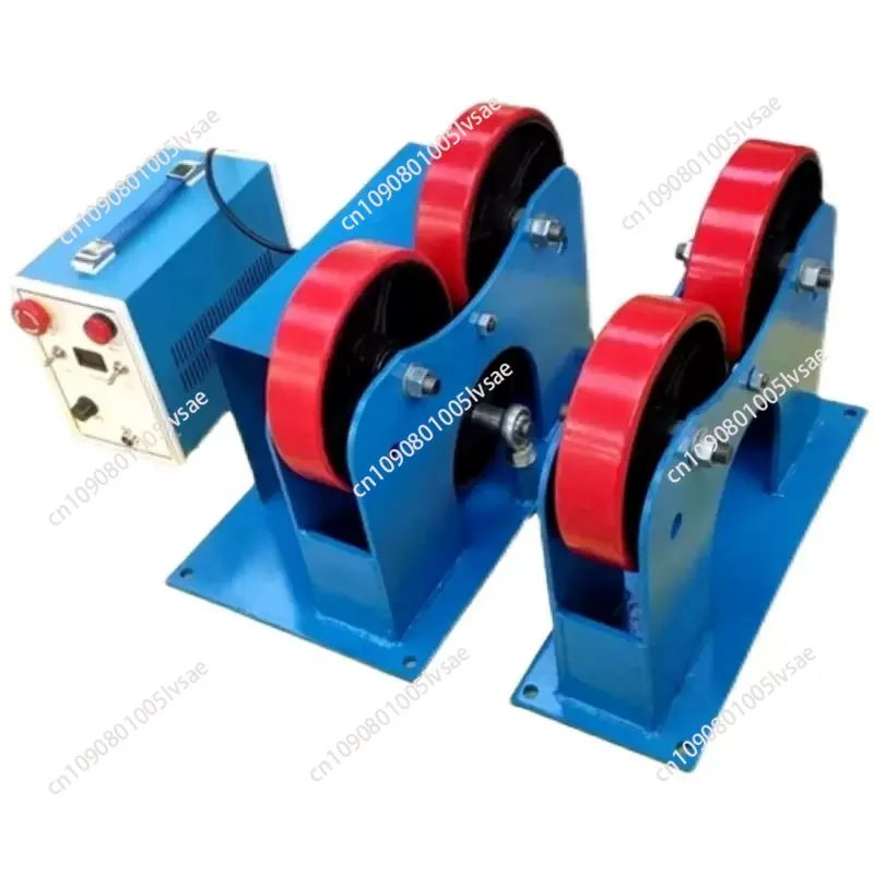 1t Automatic Welding Rotator Weld Roller Bearing Frame Adjustable Control Positioner 4cm-60cm Pipe Fittings Welding Support