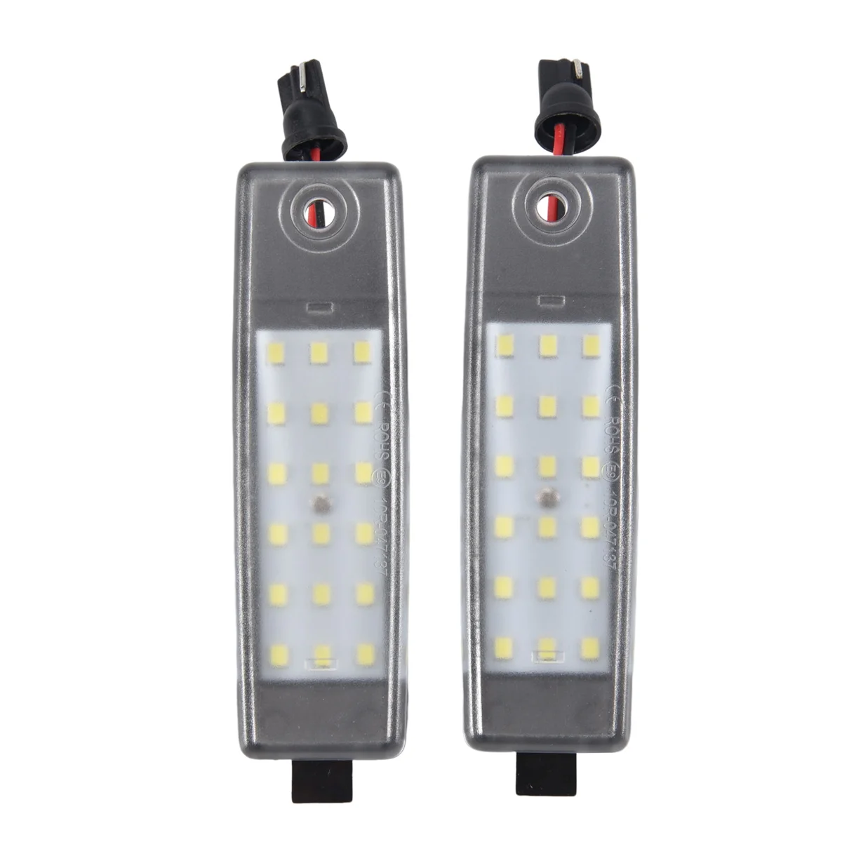 Reemplazo de luz Led blanca para matrícula de Toyota Hiace hi-ace H200 2004-2012, accesorios de coche