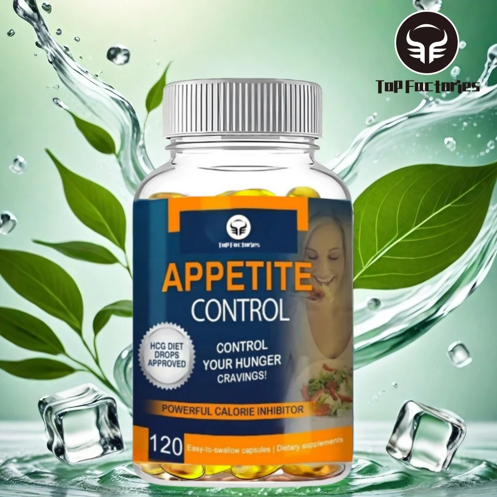 

Top Factories Organic Appetite Control Capsules with Vitamin C for Metabolism Boost Weight Management Calorie Suppressant