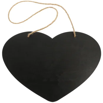 לוח סימן הודעה דלת תליית מחיק קיר תזכיר סימני גיר קדמי מיני חתונה לוח כתיבה בית עץ