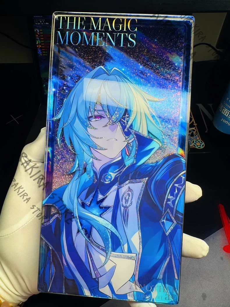 

Косплей Анакса струящийся песок Маджонг Хонкай: Звездная железная рейка акриловые украшения Fangoods изделие ручной работы модель транскарты аниме подарок