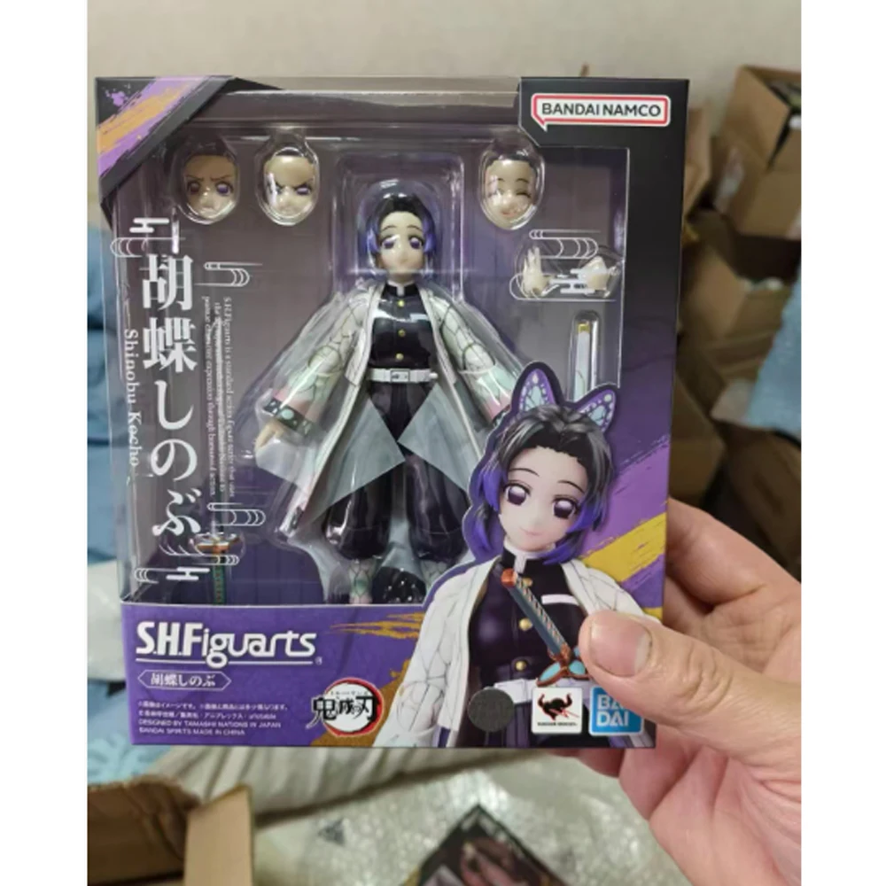 

100% Bandai lSHF аниме фигурка Demon Slayer: Kimetsu no Yaiba Kochou Shinobu Demon аниме фигурки игрушки для мальчиков