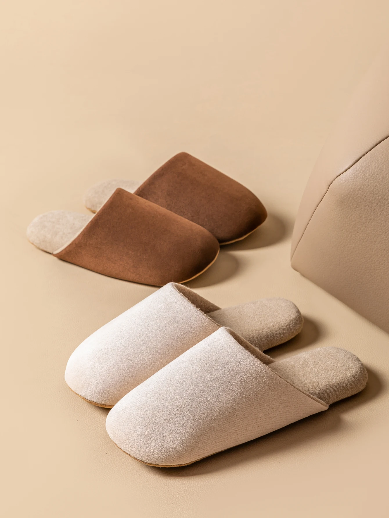 

Soft Bottom Silent Women's Slippers Indoor Bedroom Home Non-slip Japanese-style Minimalist Home Shoes for Spring and Autumn