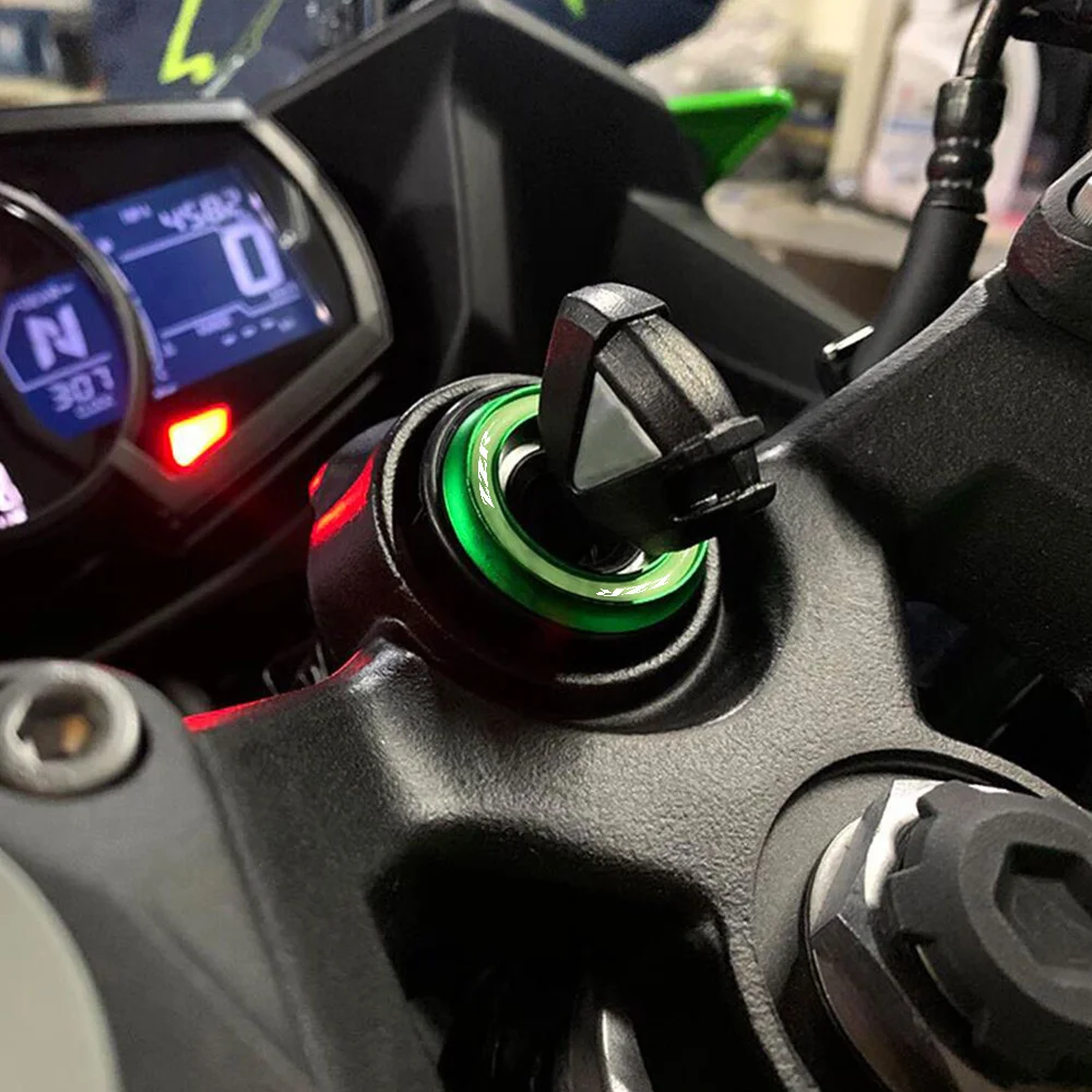 오토바이 CNC 케이스 점화 스위치 키 커버 보호, 가와사키 ZZR250 ZZR600 ZZR1200 ZZR1400 ZZR 250 600 1200 1400 부품