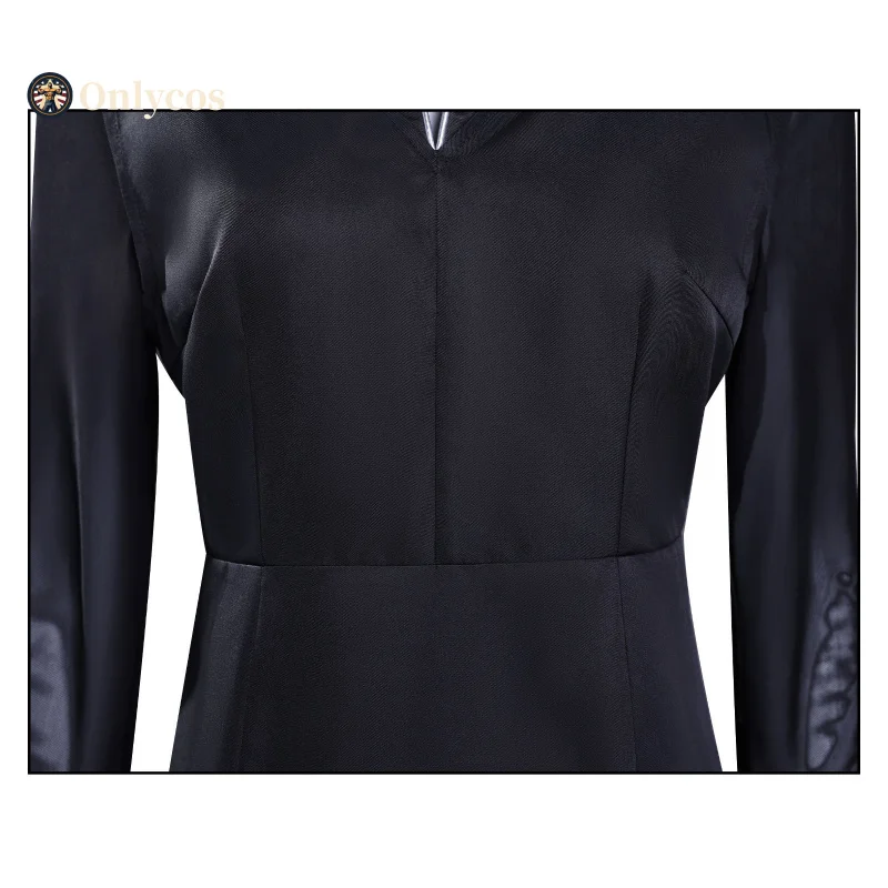 Среда Аддамс Косплей Костюм Женское Платье Ролевая Игра Фантазия Наряды Хэллоуин Карнавальный Вечерние Костюм Onlycos