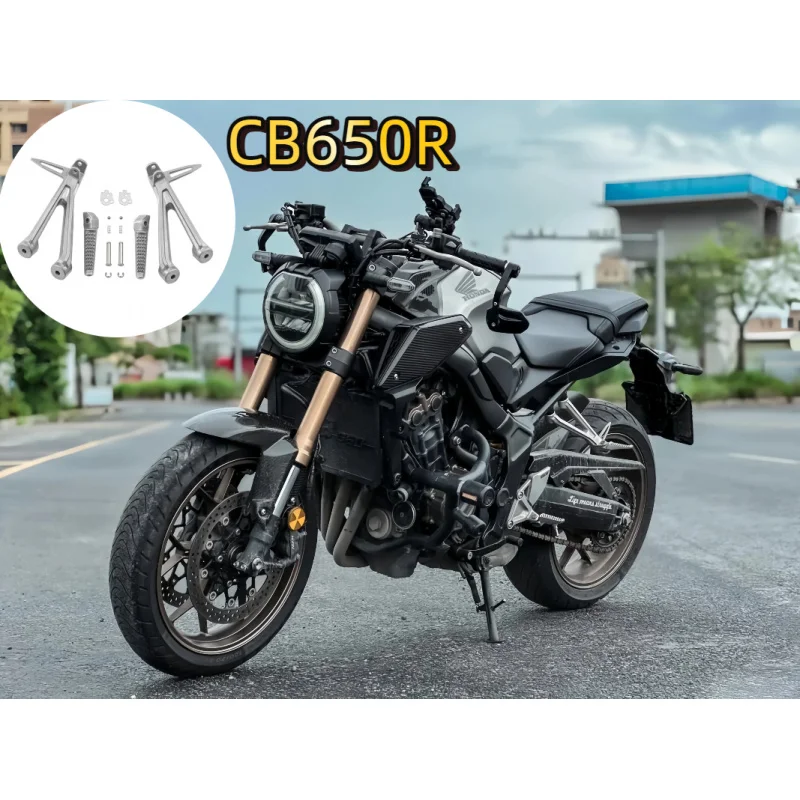 

Motorcycle Passenger Foot Regs Brackets Mount Set For Honda CB650R CBR650R 2019-2023