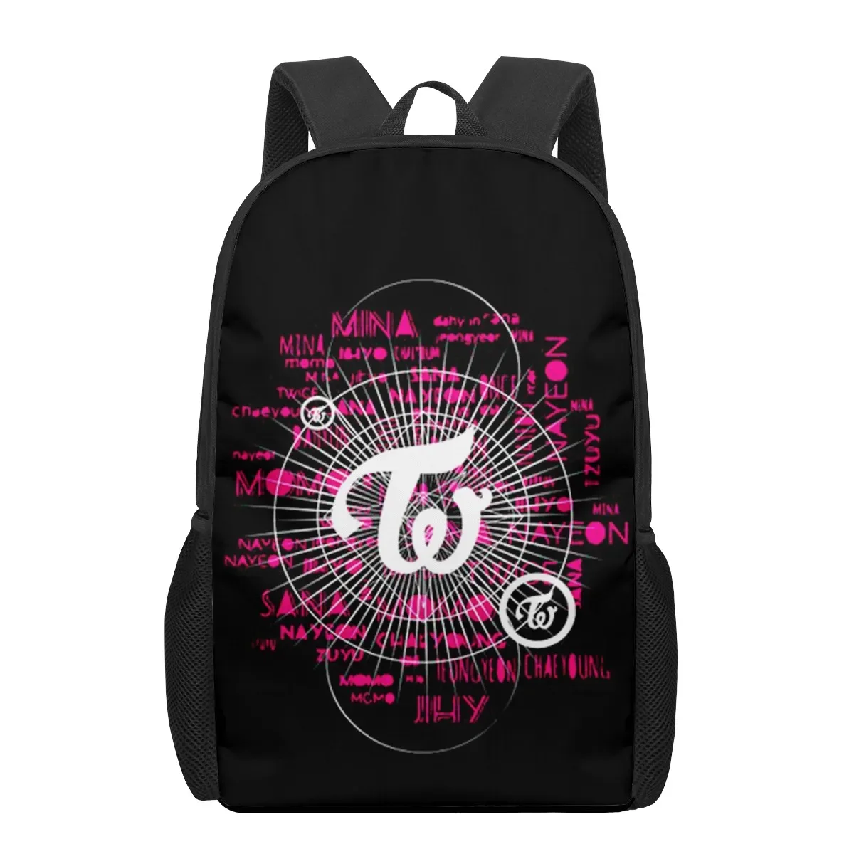 TWICE Logo Children School Bag for Toddler Printing Kid's Backpack Schoolbag Shoulder Bag Boys Girls Book Bags Mochila Infantil