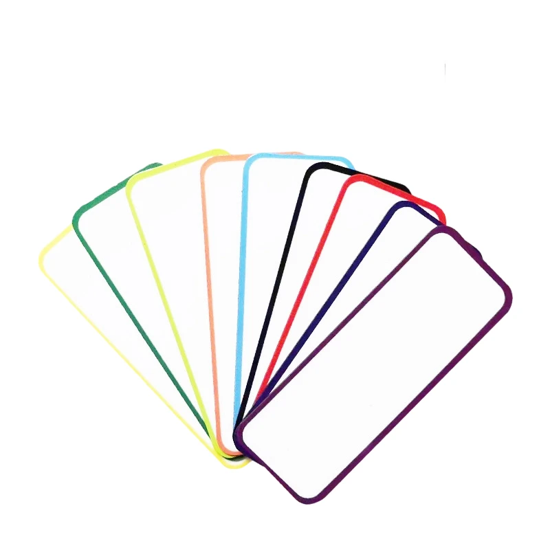 Etiquetas de nome magnéticas coloridas dos desenhos animados graváveis etiqueta de geladeira etiquetas de nome criativo etiquetas de nota atacado
