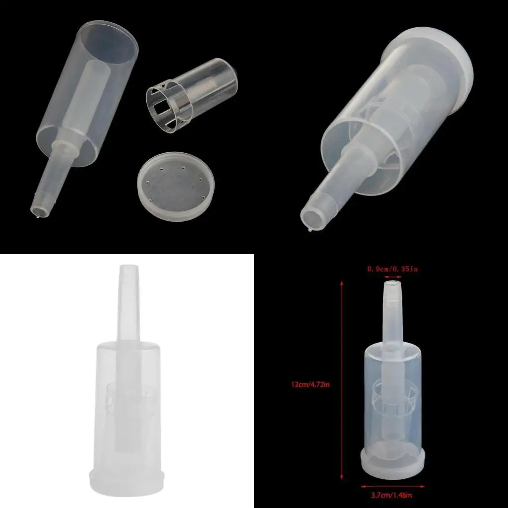 

G6KF Air Lock with Beer Fermentation Wine Making Twin Bubble Grommet Airlocks