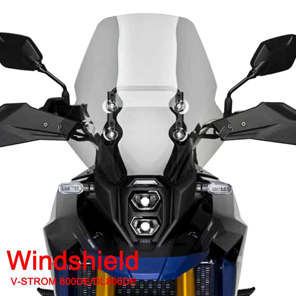 

Увеличенное лобовое стекло мотоцикла для SUZUKI V-STROM DL800DE DL800DE 800DE, аксессуары, дефлектор лобового стекла высоты и ширины