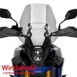 Motorcycle Heightened Windshield For SUZUKI V-STROM DL800DE DL800DE 800DE Accessories Height And Width Windshield Deflector