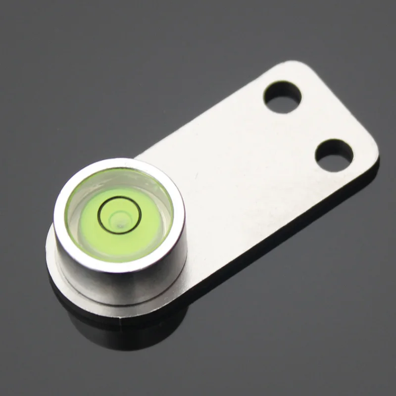 Round Bubble Level Triangle Leveling Blister Bead with Base Metal Universal Leveler for SDLS MTL Electronic Digital Scale 1PCS
