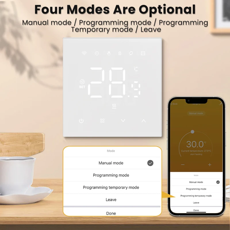 AVATTO Tuya WiFi Electric Heating Water Gas Boiler Smart Thermostat,Smart Life Remote Control Works With Google Home Alexa Alice