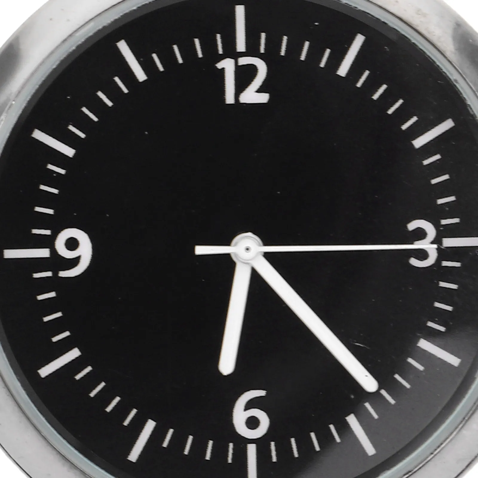 Car Dashboard Electronic Clock Stick on Compact 4Cm Vehicle Quartz Watch Motorbike Truck Boat Interior Auto Clock Accessory