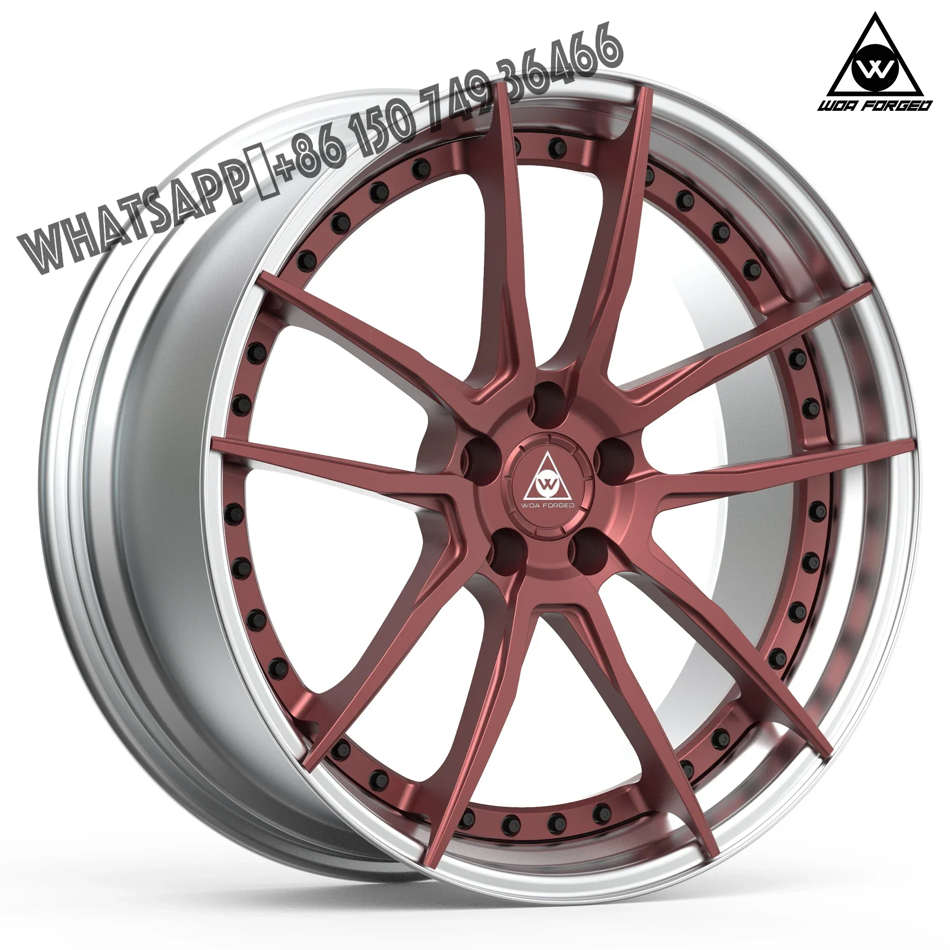 

New Forged Hub 5 Holes Wheels Car Aluminum Polished Chrome Rims Custom 2 Piece 18 19 20 21 22 23 Inch Customized Lightweight Rim
