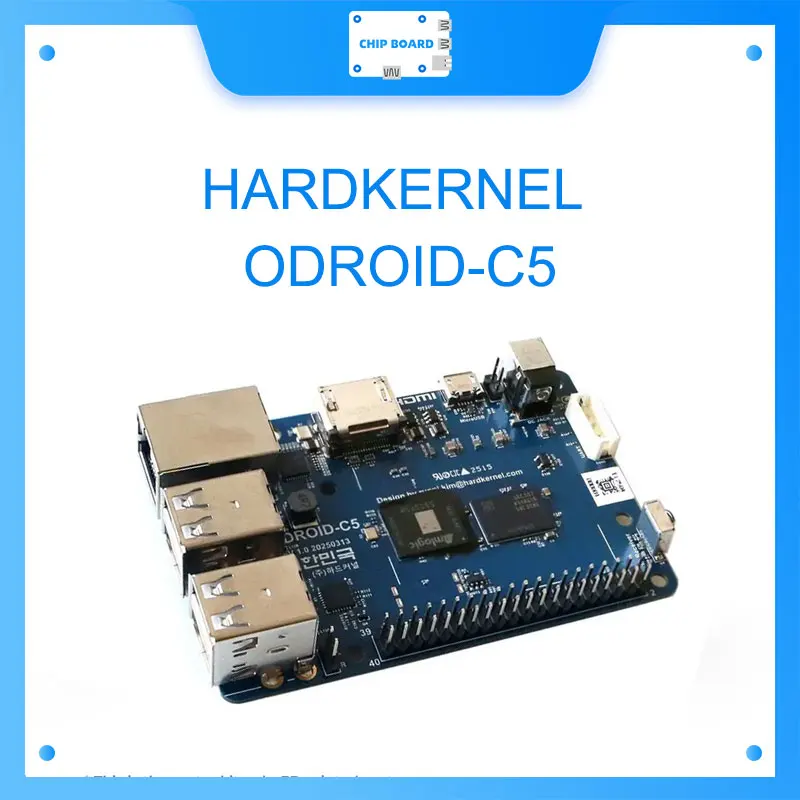 

ODROID-C5 is a power-efficient Amlogic S905X5M SBC with 4GB RAM, no heatsink needed